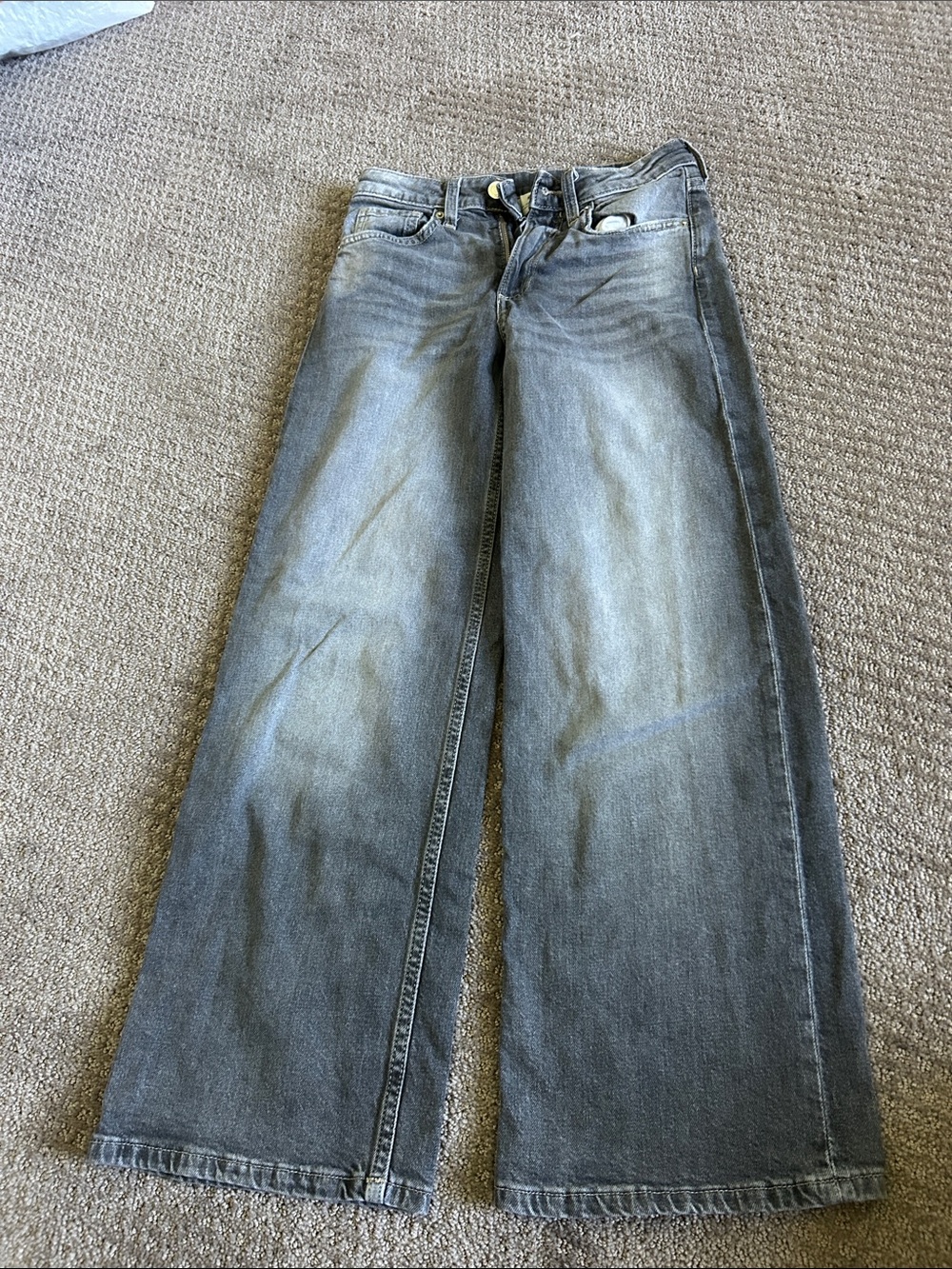 H&M Kid’s Wide-Leg Grey Jeans